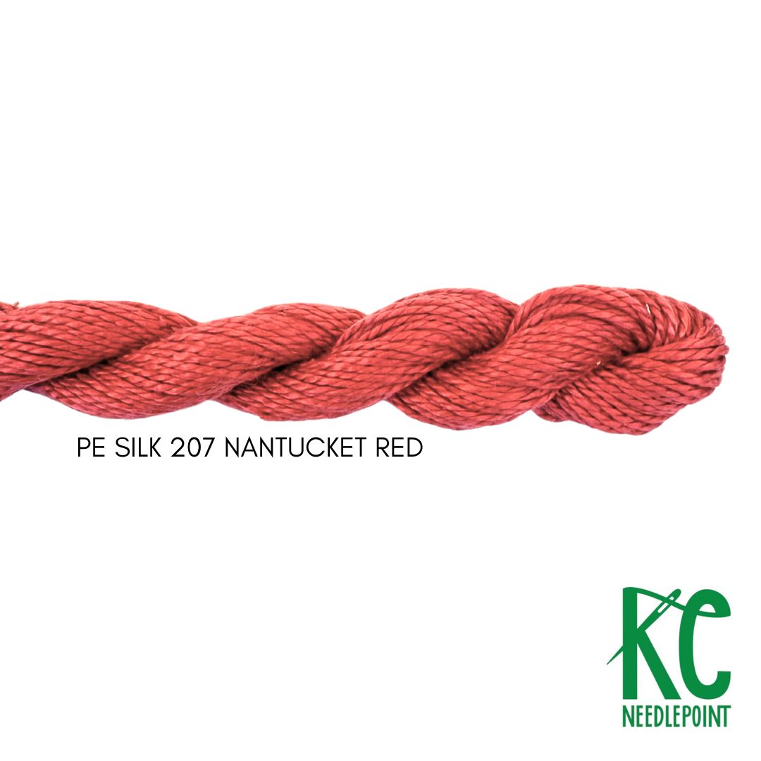 Planet Earth Silk 207 Nantucket Red - KC Needlepoint
