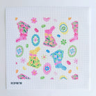 Chocolate Bunny Pattern Canvas - KC Needlepoint