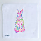 Tie Dye Bunny Canvas - KC Needlepoint