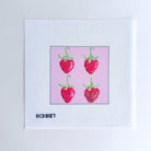 Strawberry Valentine Canvas - KC Needlepoint