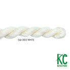 Silk & Ivory 002 White - KC Needlepoint