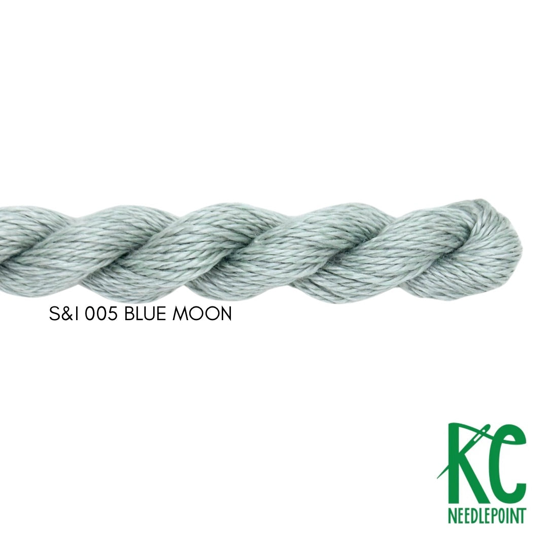 Silk & Ivory 005 Blue Moon - KC Needlepoint
