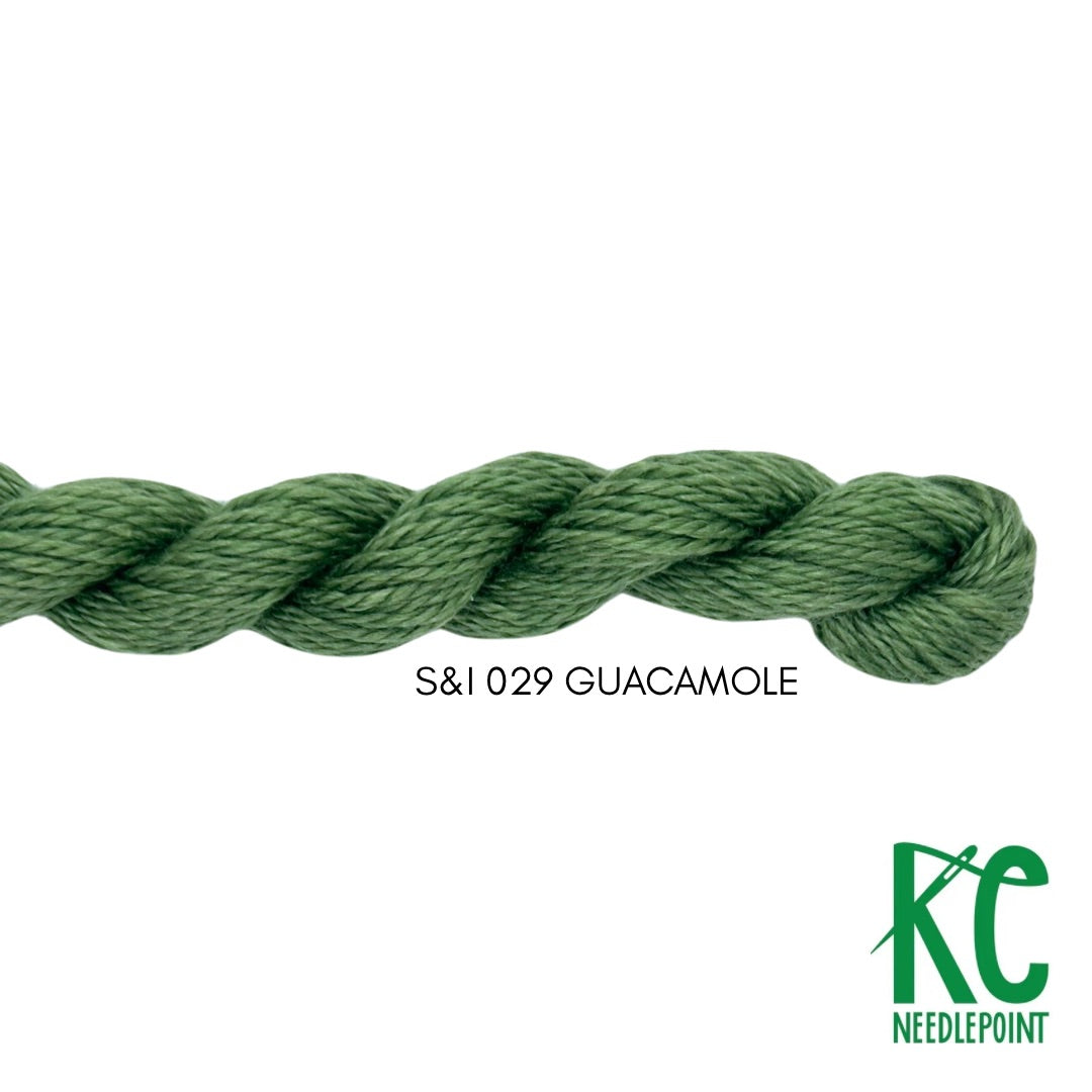 Silk & Ivory 029 Guacamole - KC Needlepoint