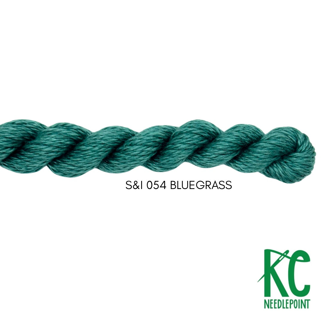 YESEYESEE シルクスクリーン greeny Silk & Ivory 054 Bluegrass – KC Needlepoint