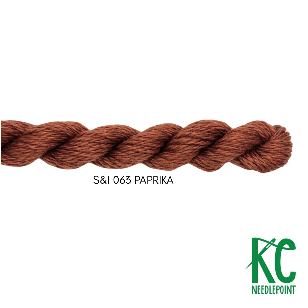 Silk & Ivory 063 Paprika - KC Needlepoint