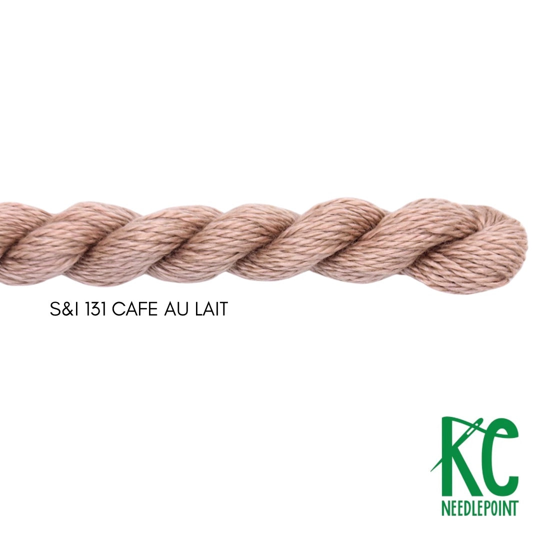 Silk & Ivory 131 Cafe au Lait – KC Needlepoint