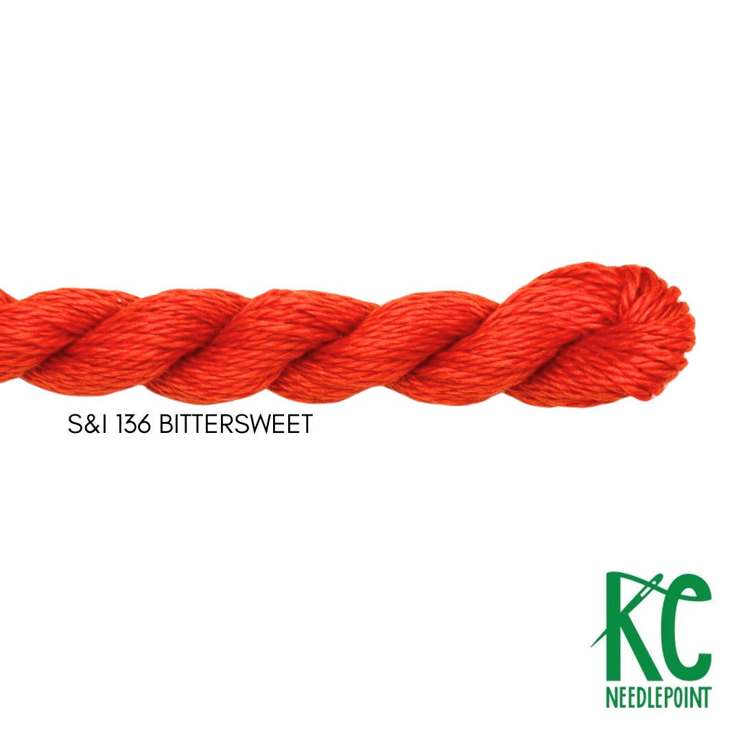 Silk & Ivory 136 Bittersweet - KC Needlepoint