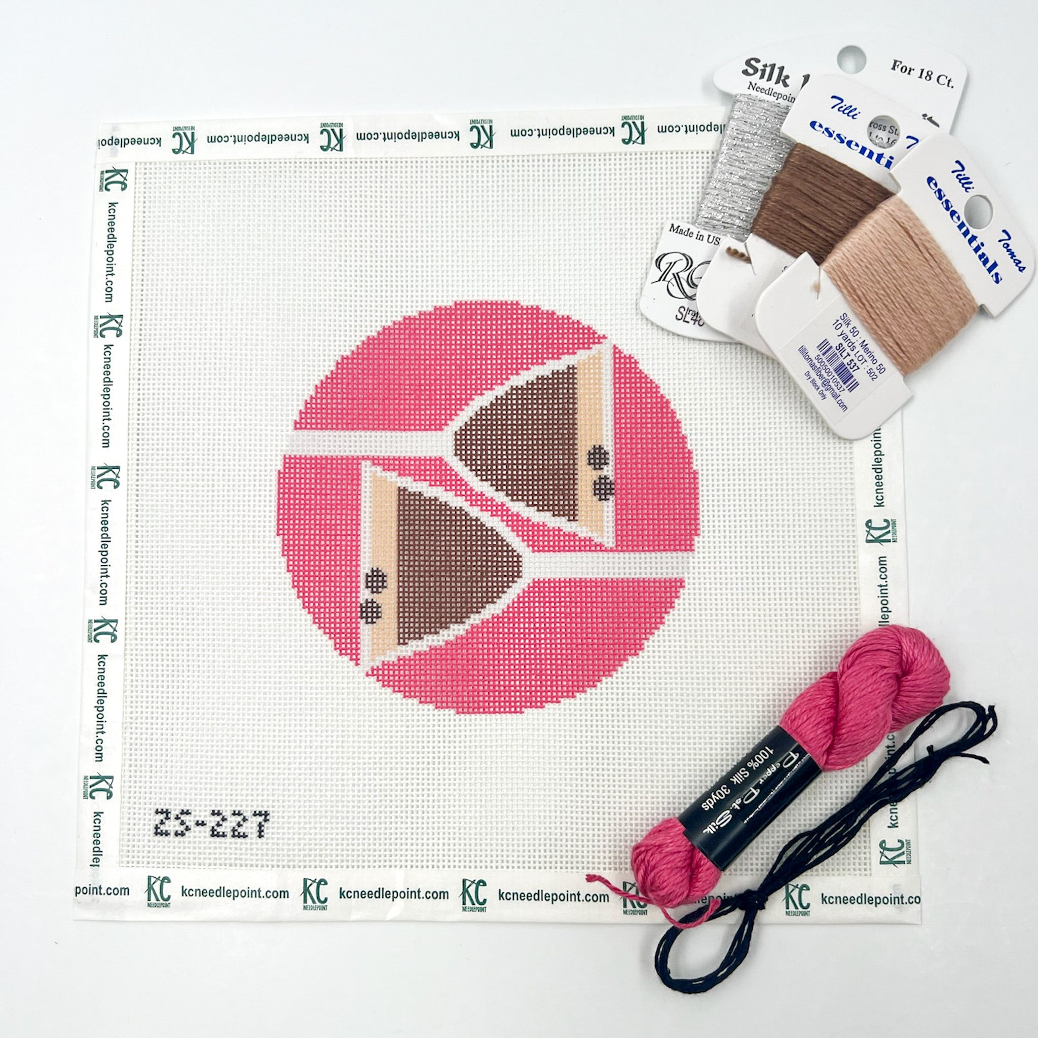Espresso Martini Round Kit - KC Needlepoint