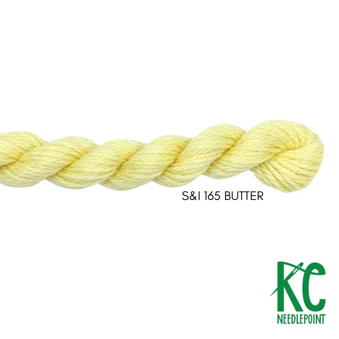 Silk & Ivory 165 Butter - KC Needlepoint