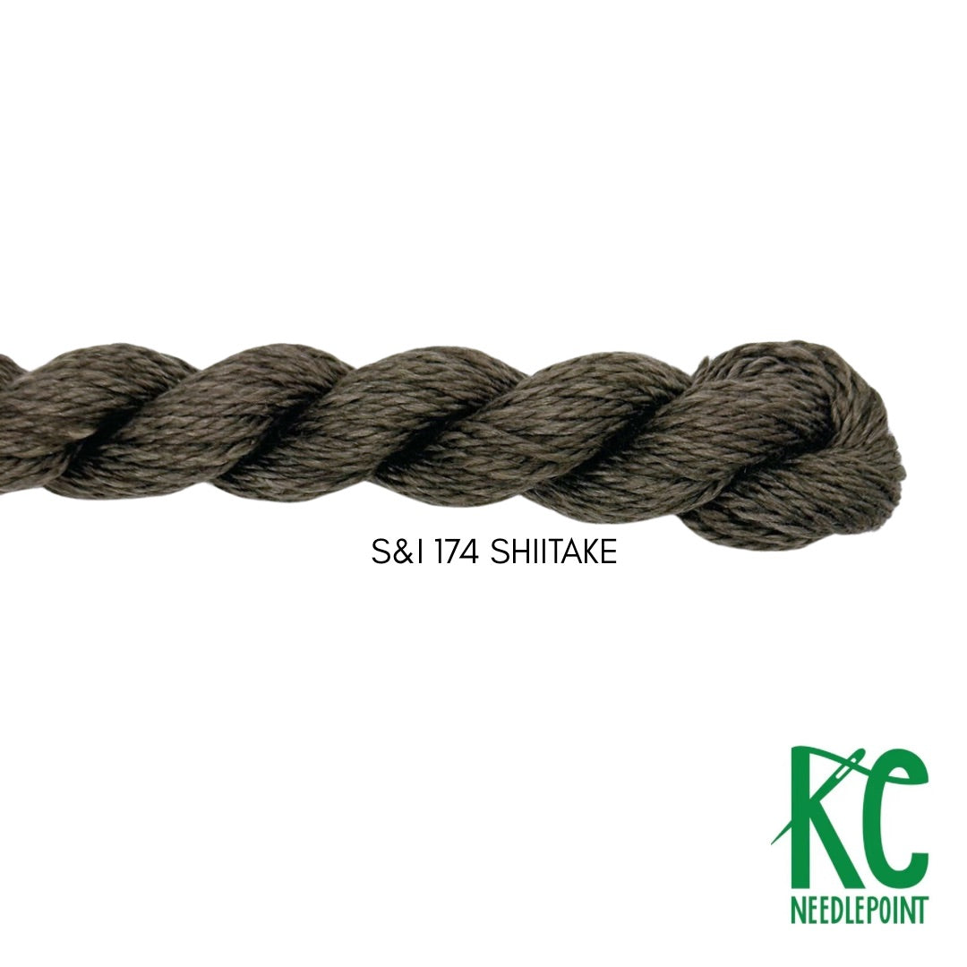 Silk & Ivory 174 Shiitake - KC Needlepoint