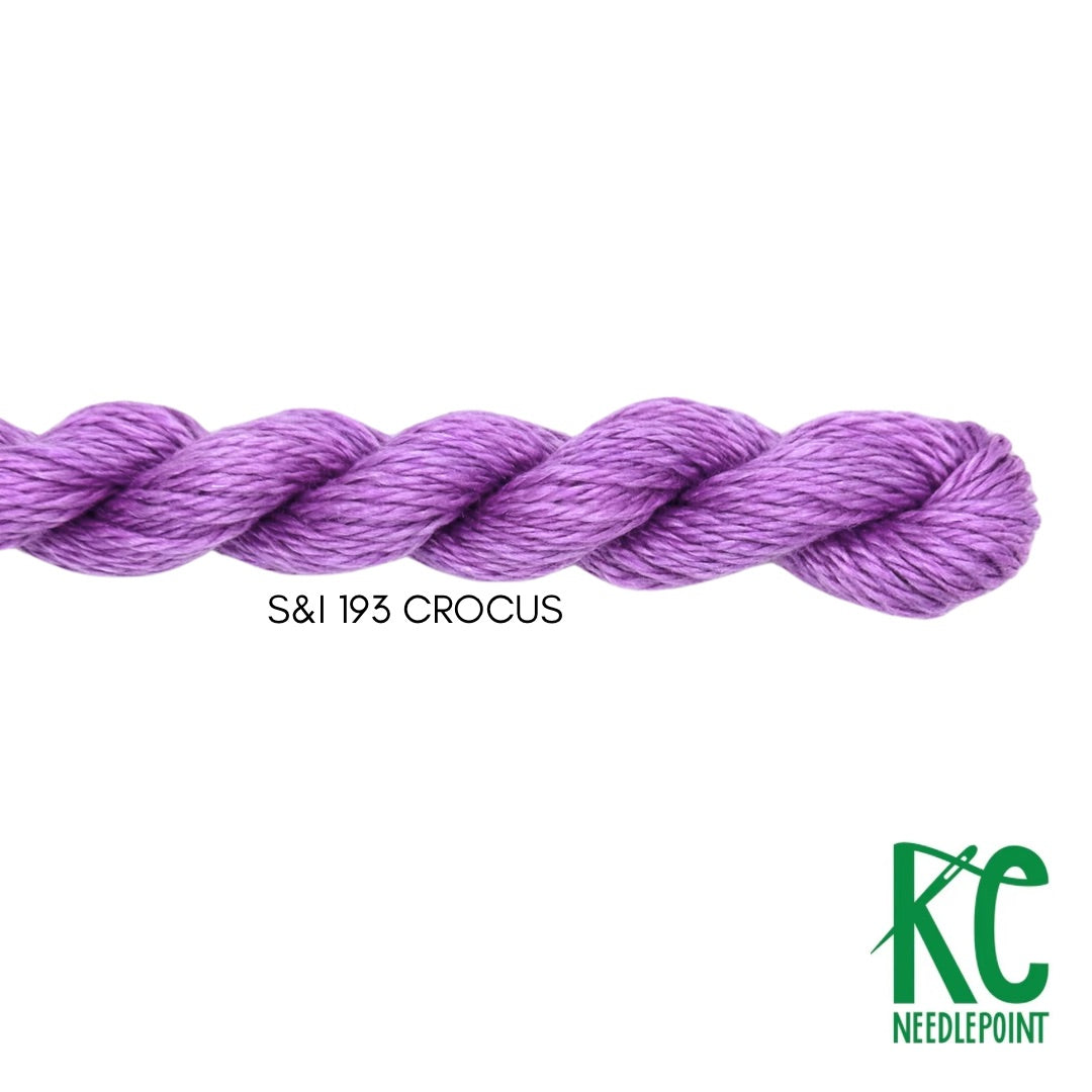 Silk & Ivory 193 Crocus - KC Needlepoint