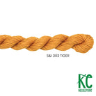 Silk & Ivory 202 Tiger - KC Needlepoint