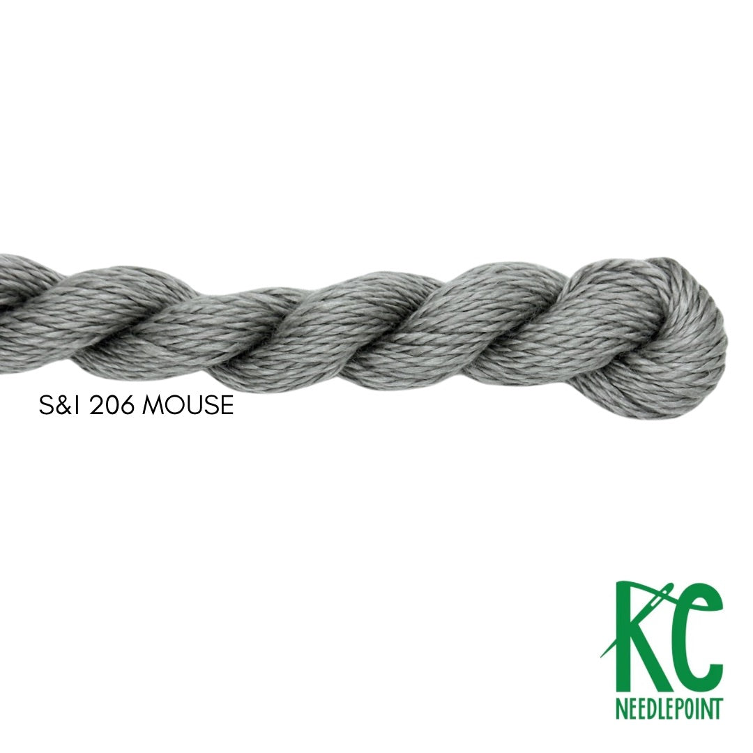 Silk & Ivory 206 Mouse - KC Needlepoint