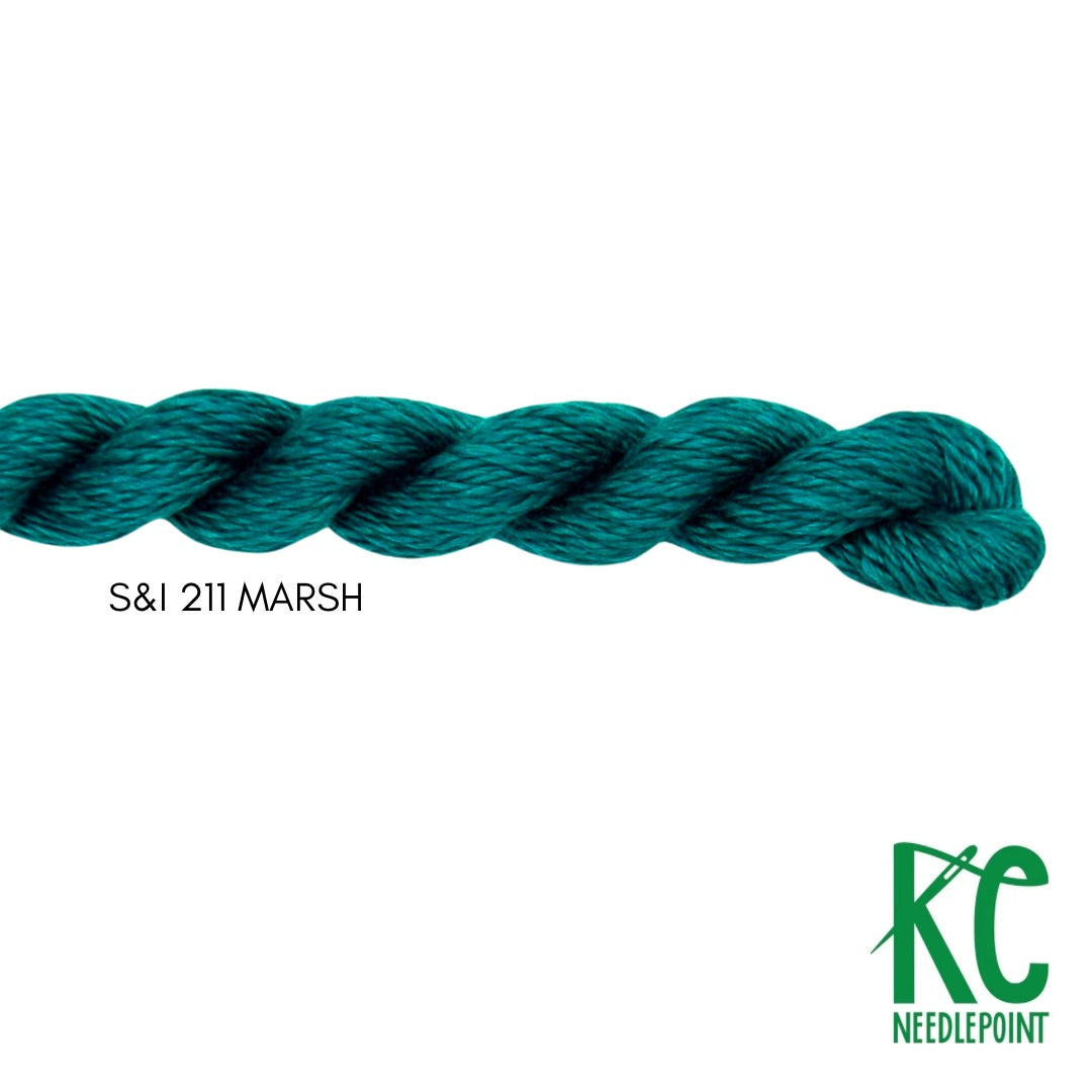 Silk & Ivory 211 Marsh - KC Needlepoint