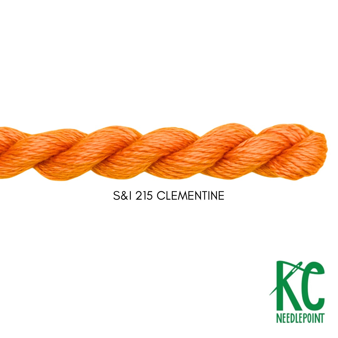 Silk & Ivory 215 Clementine - KC Needlepoint