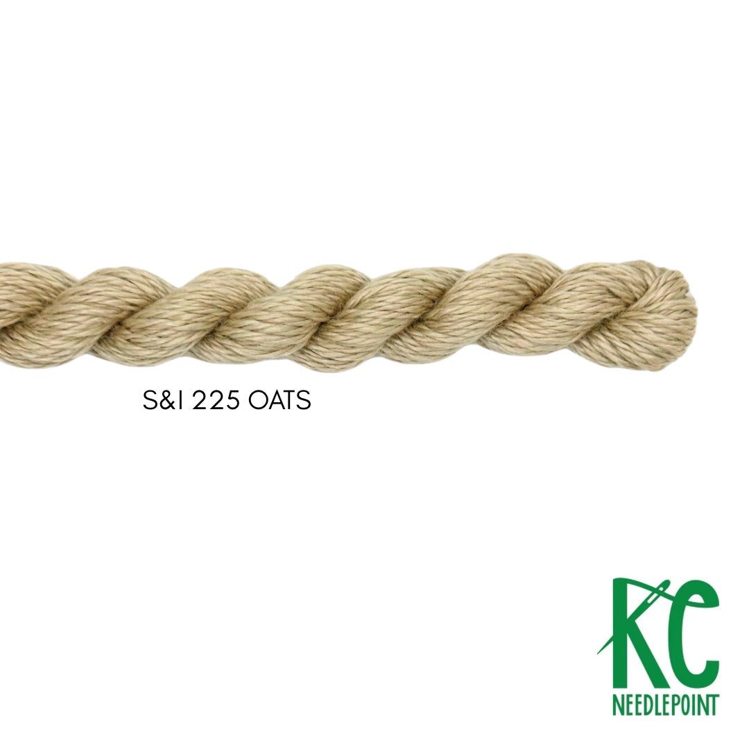 Silk & Ivory 225 Oats - KC Needlepoint