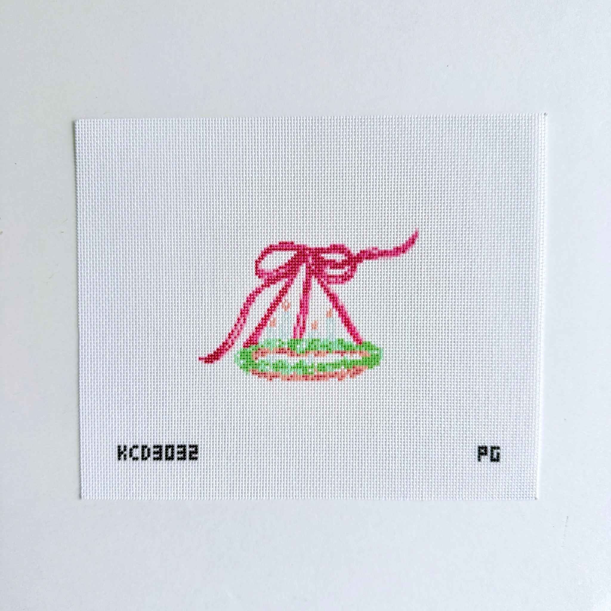 Advent Wreath Ornament Canvas - KC Needlepoint