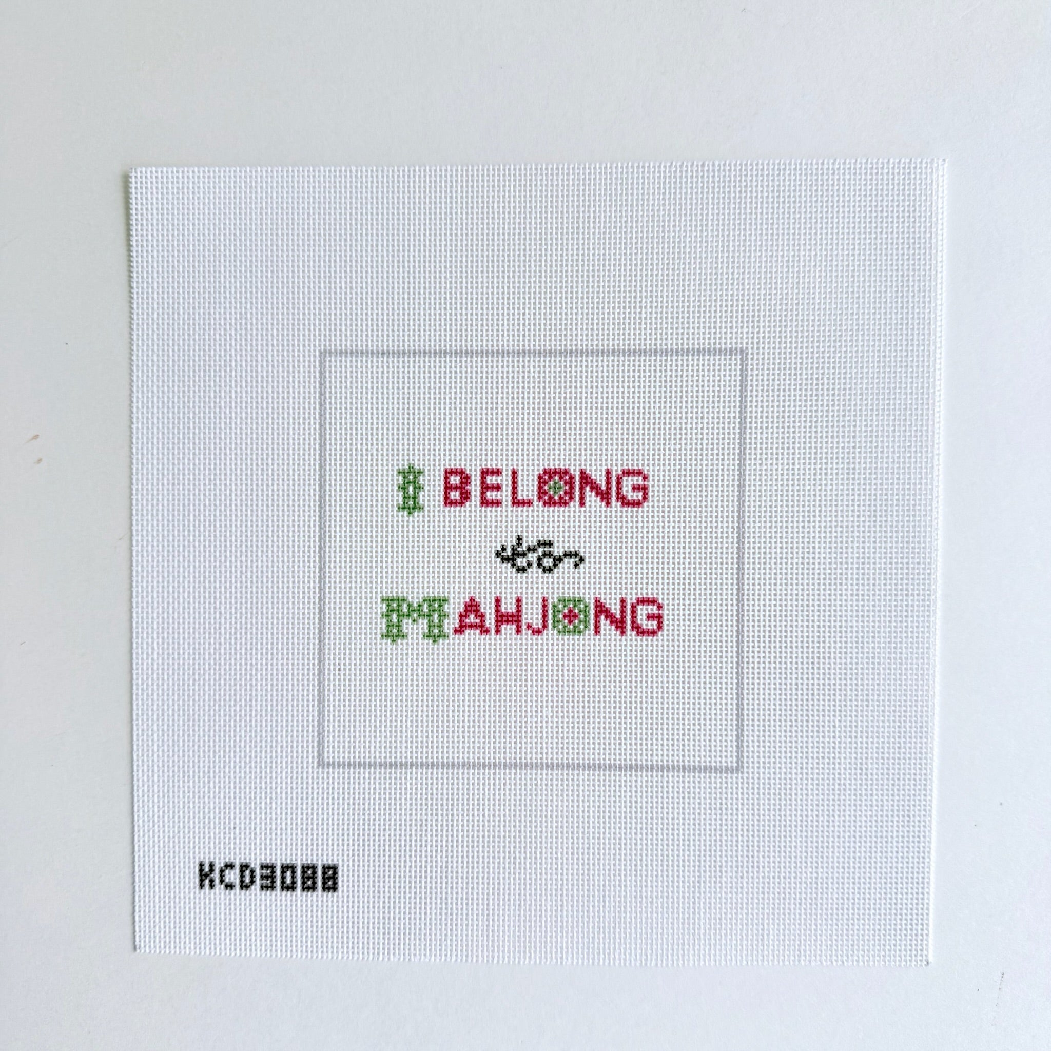 I Belong to Mahjong Canvas - KC Needlepoint