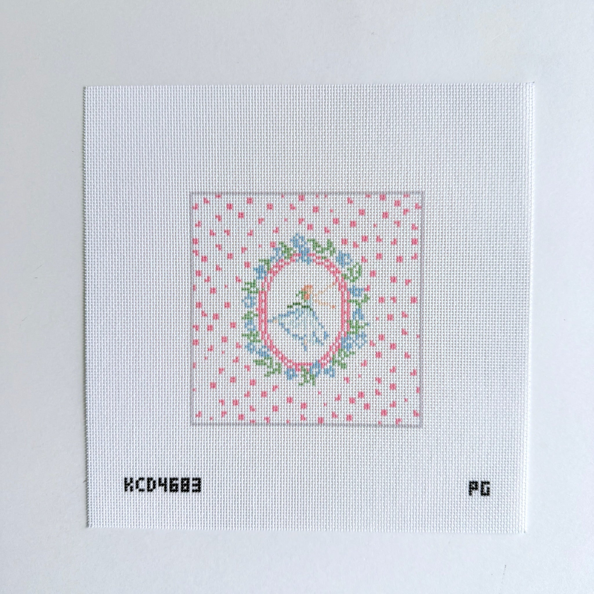 Ballerina Square Canvas - KC Needlepoint