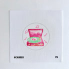 Record Player Ornament Canvas - KC Needlepoint