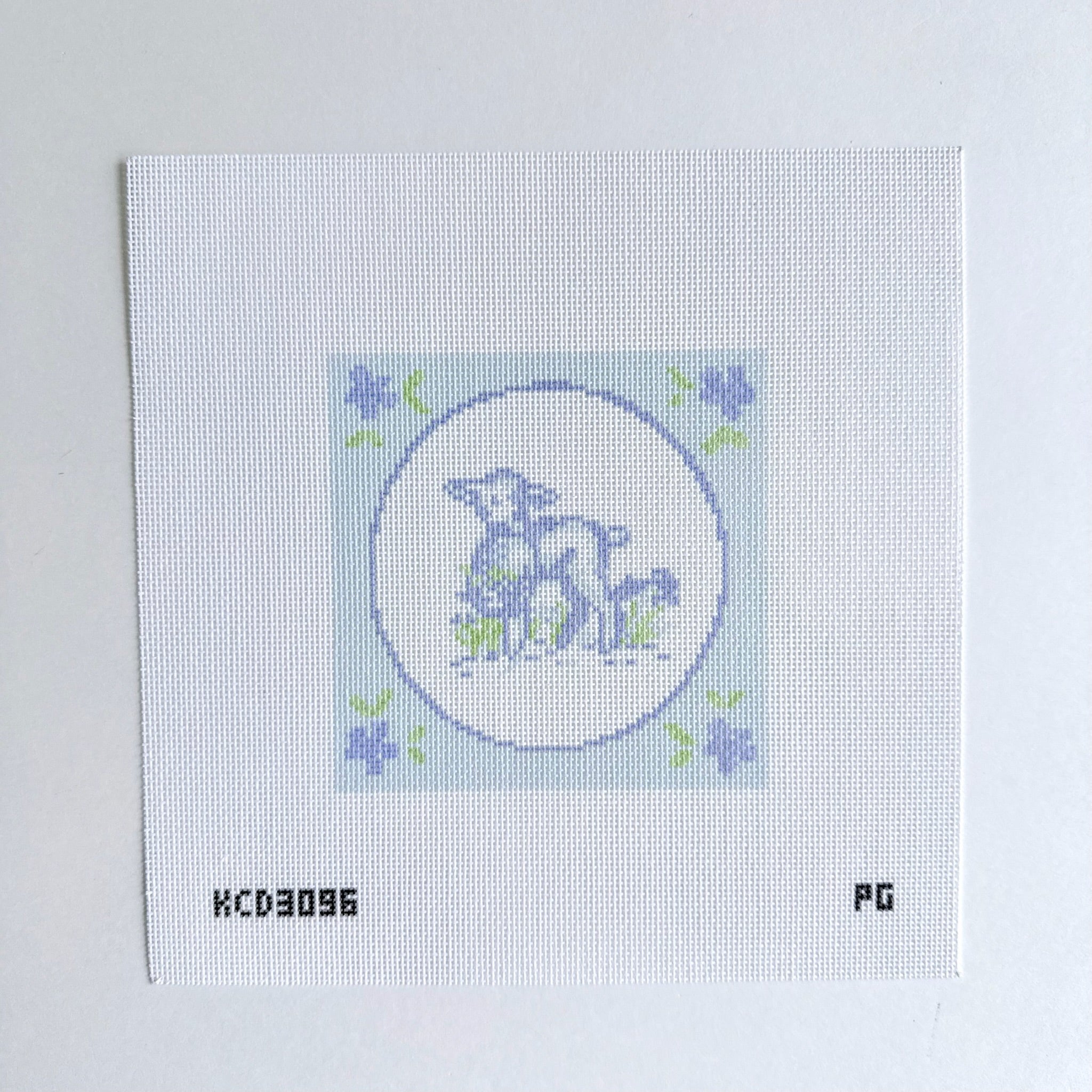 Lamb Square Canvas - KC Needlepoint