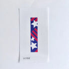Red White and Blue with Stars Key Fob/Bookmark Canvas - KC Needlepoint