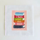 That's What She Read Canvas - KC Needlepoint