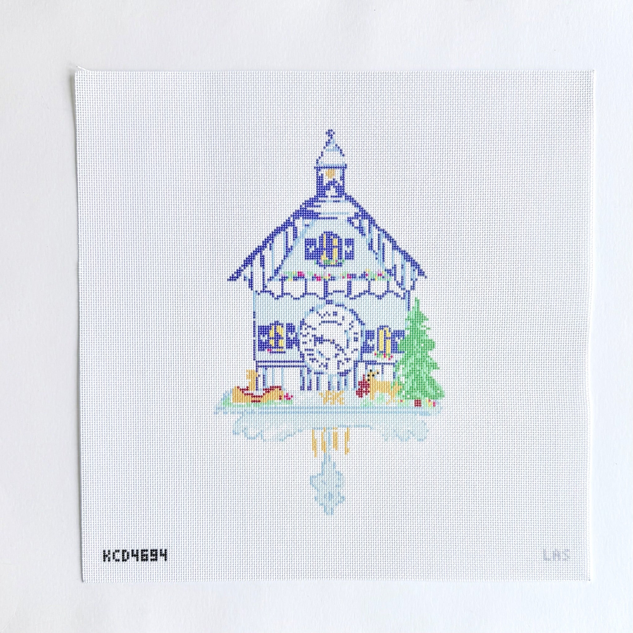 Cuckoo Clock Canvas - KC Needlepoint
