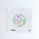 Needlepoint Print Round Canvas - KC Needlepoint
