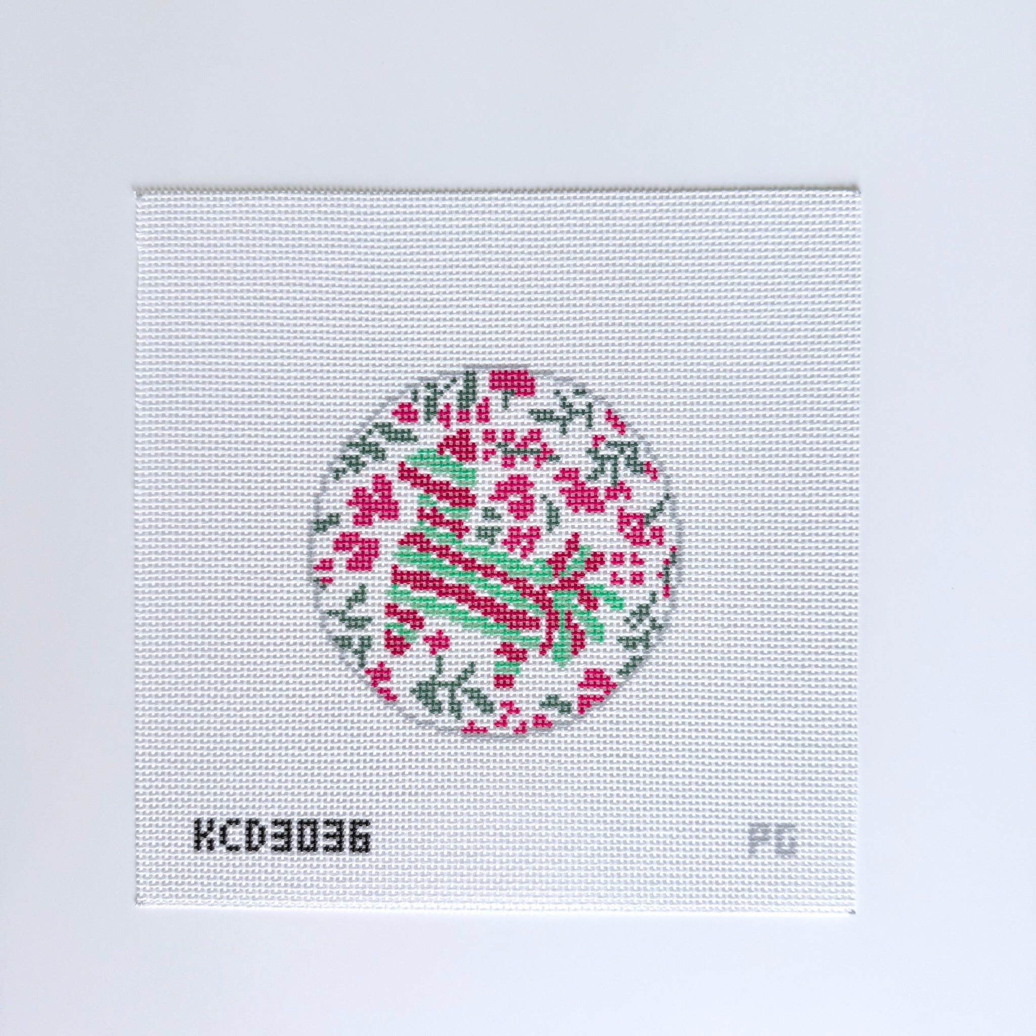 Piñata Round Canvas - KC Needlepoint