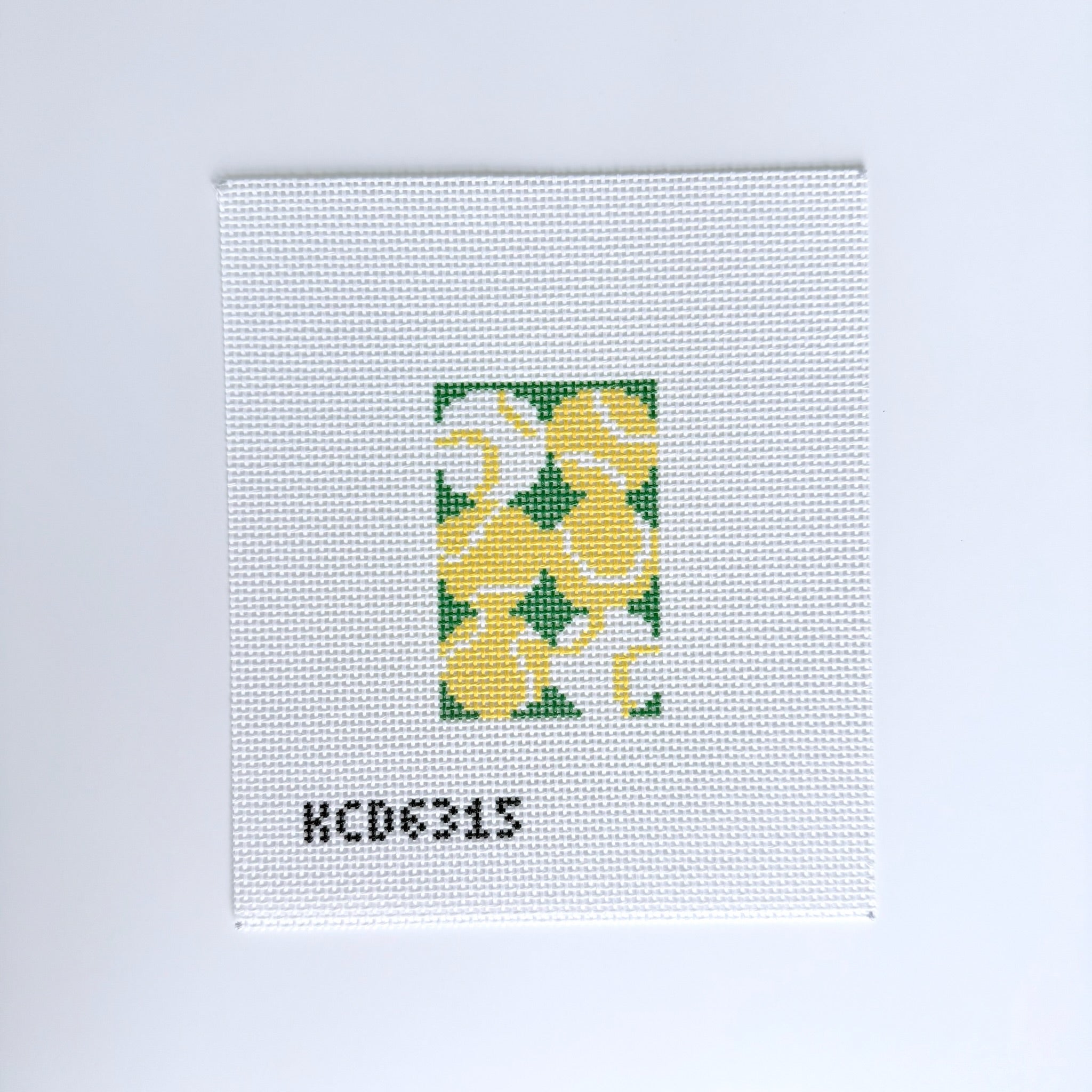 Tennis Bag Tag Canvas - KC Needlepoint