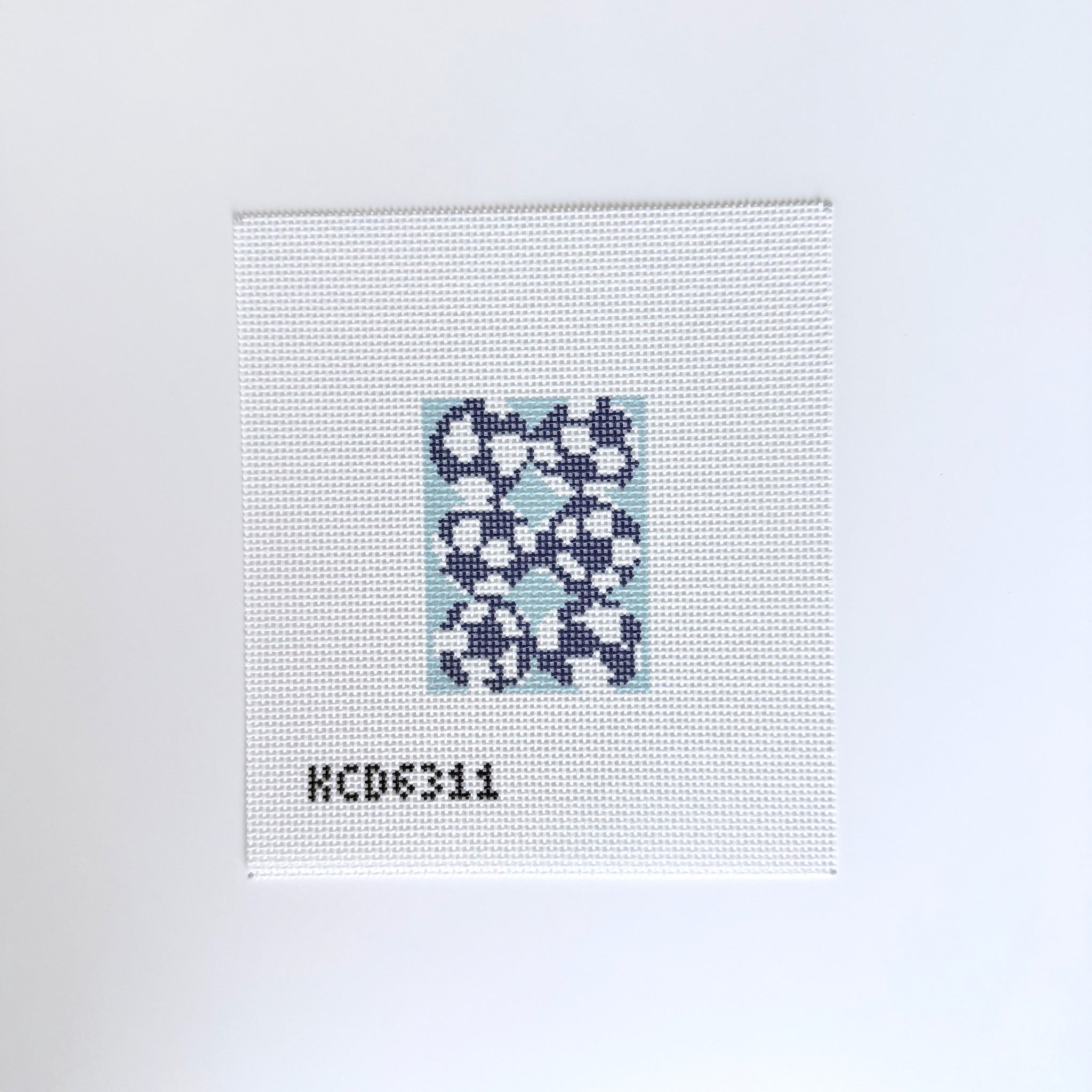 Soccer Bag Tag Canvas - KC Needlepoint