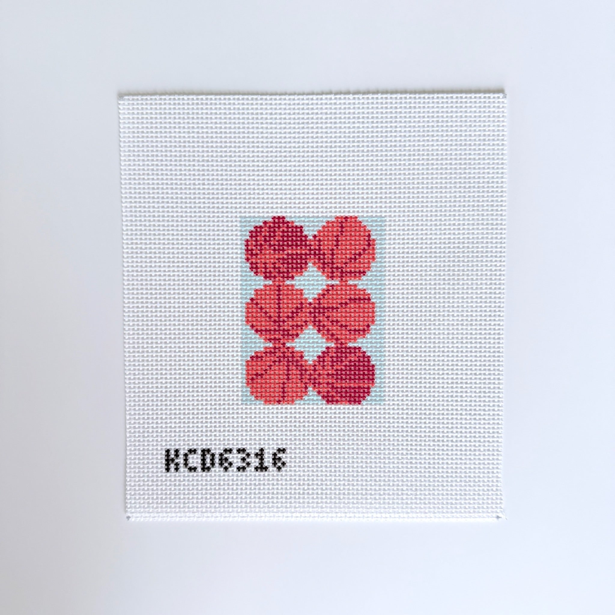 Basketball Bag Tag Canvas - KC Needlepoint