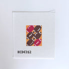 Football Bag Tag Canvas - KC Needlepoint