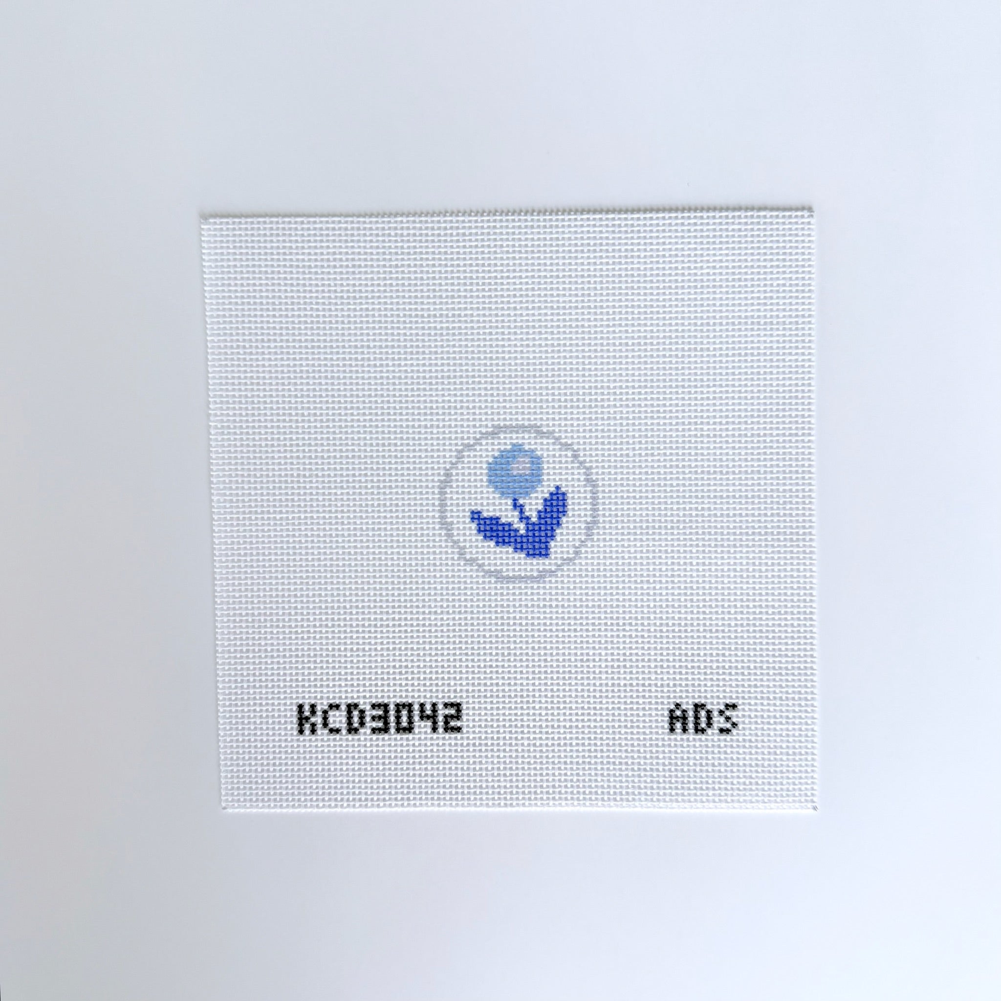 Flower Tag 6 Canvas - KC Needlepoint