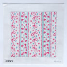 July 4 Floral Canvas - KC Needlepoint