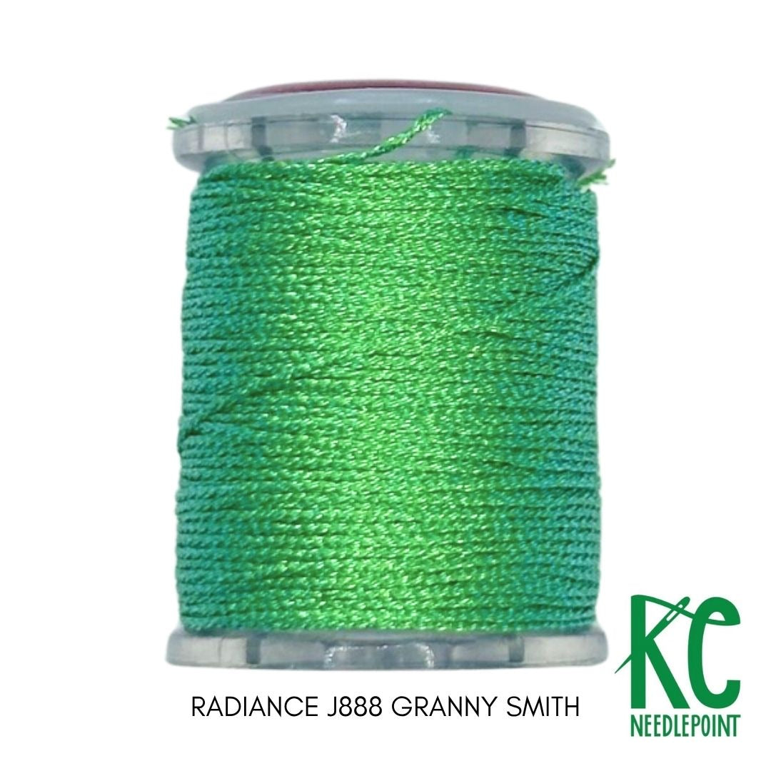 Radiance Jewel 13 J888 Granny Smith - KC Needlepoint