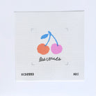 Les Cerises Square Canvas - KC Needlepoint