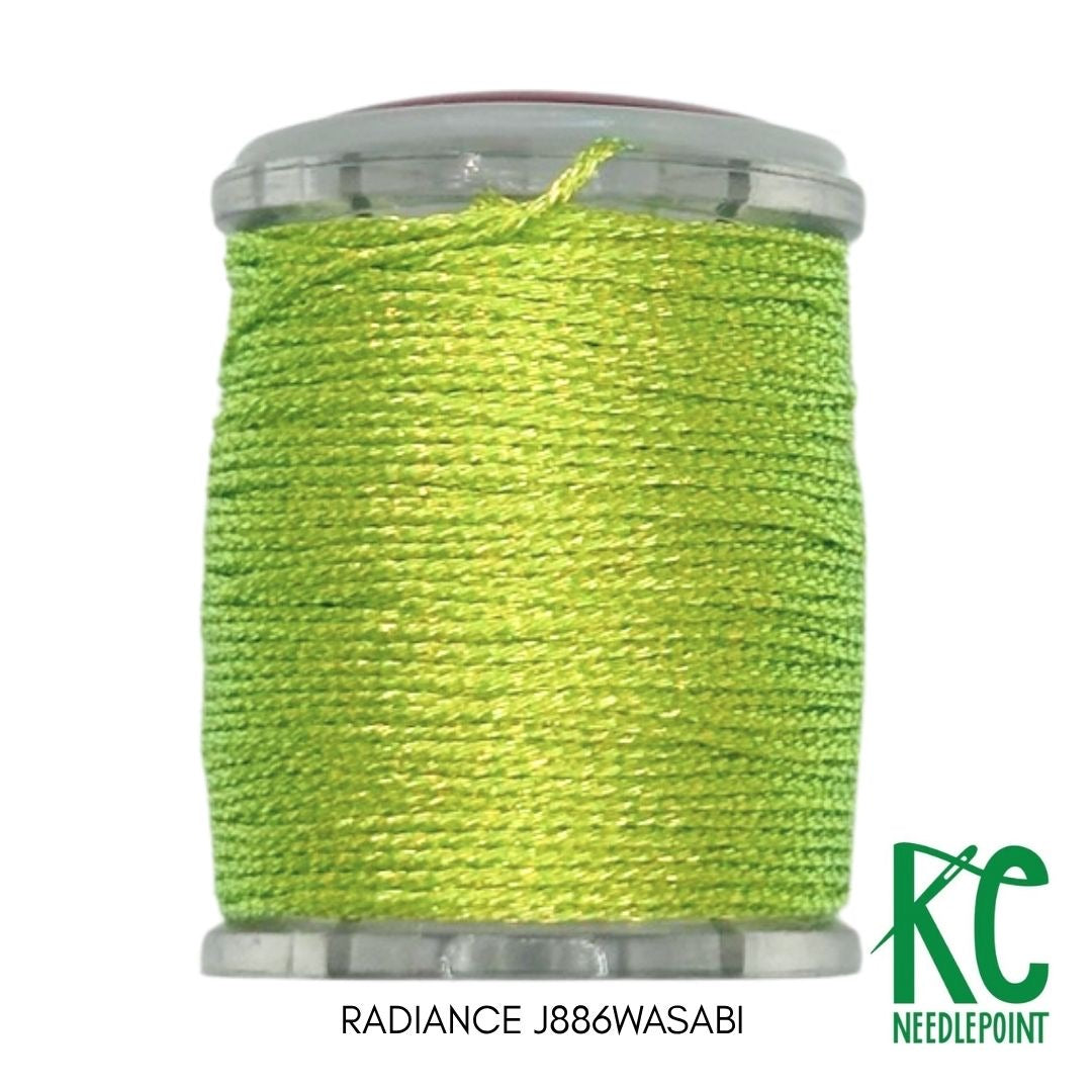 Radiance Jewel 13 J886 Wasabi - KC Needlepoint