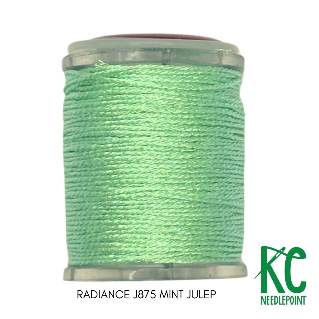 Radiance Jewel 13 J875 Mint Julep - KC Needlepoint
