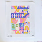 Geometric Foldover Canvas - KC Needlepoint