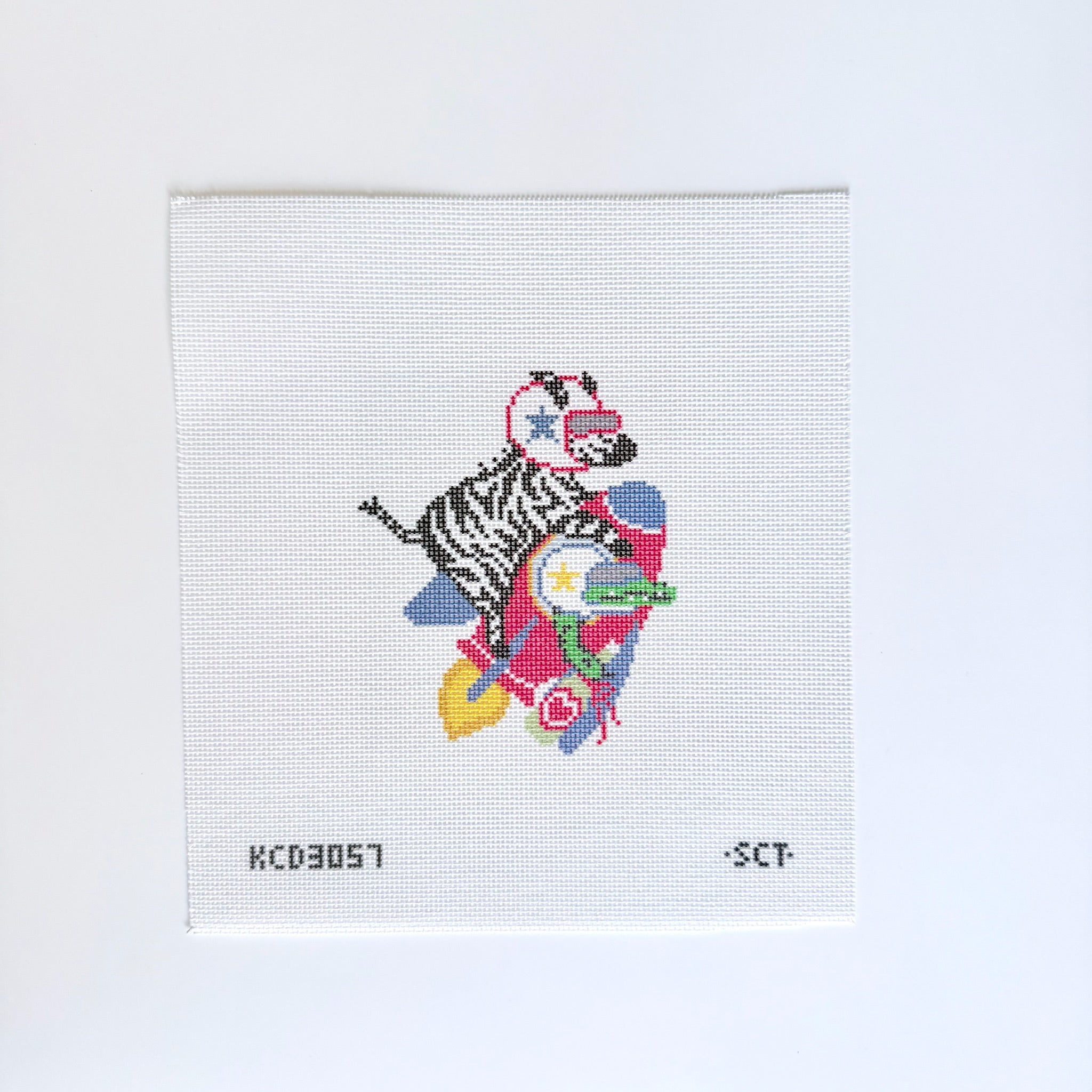 Dolce Vita Galactic Zebra and Croc Canvas - KC Needlepoint