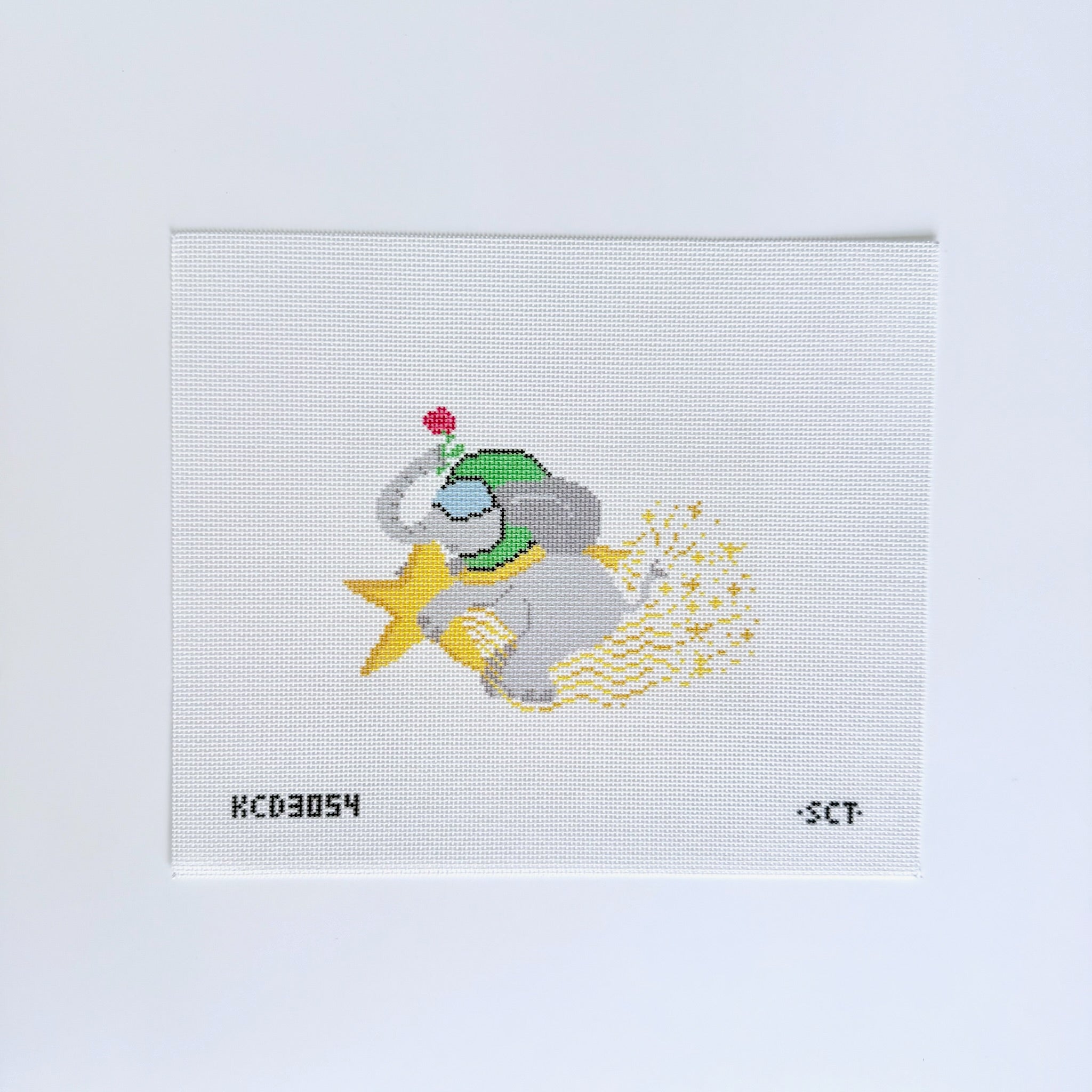 Dolce Vita Galactic Elephant Canvas - KC Needlepoint