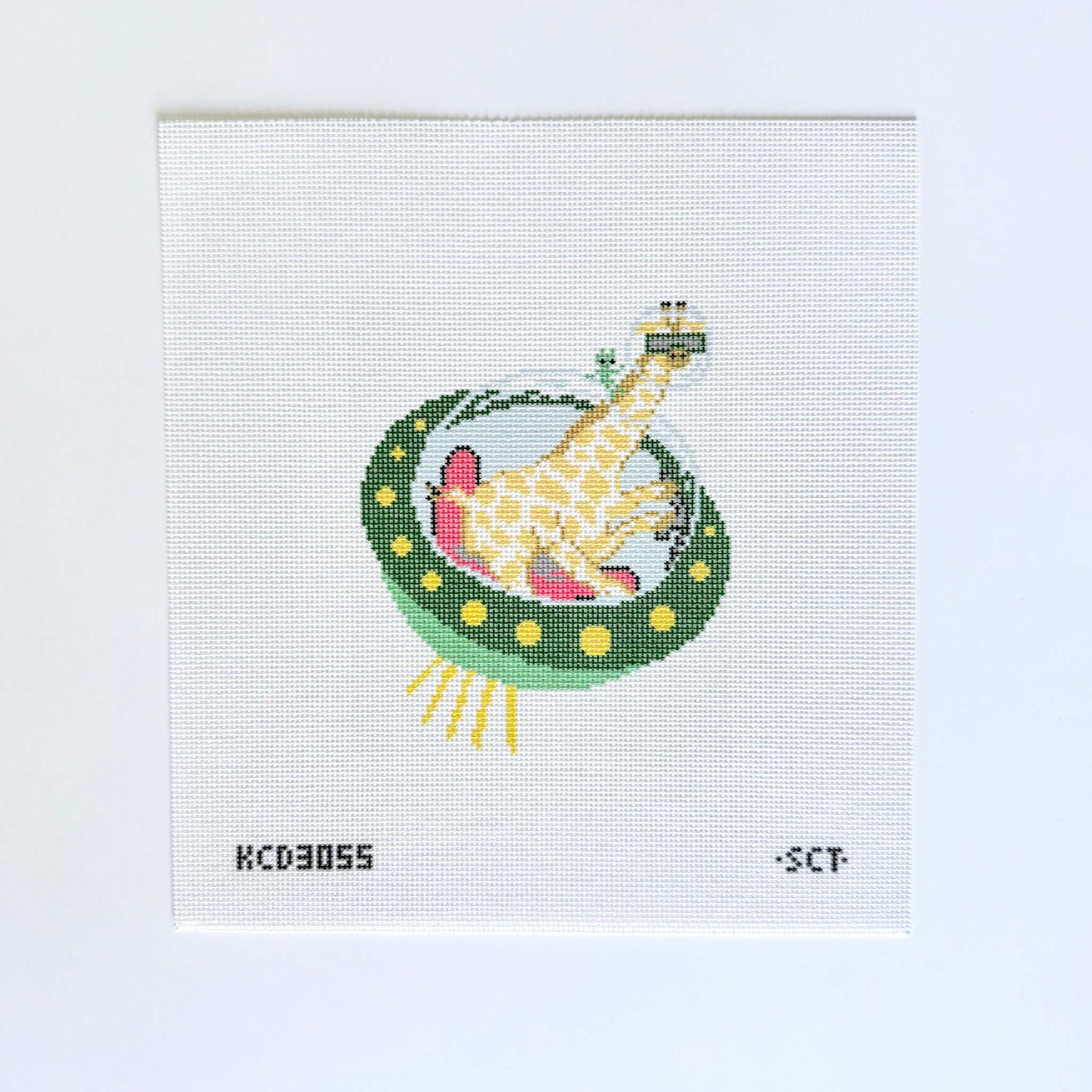 Dolce Vita Galactic Giraffe Canvas - KC Needlepoint