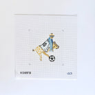 Summer of Soccer Giraffe Canvas - KC Needlepoint