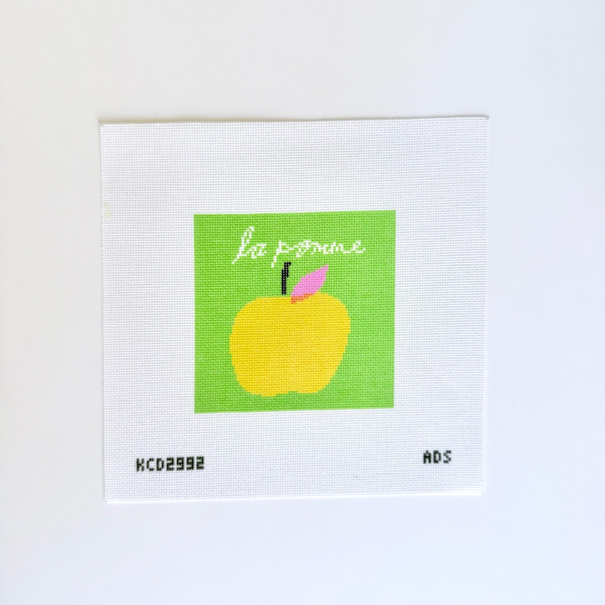 La Pomme Square Canvas - KC Needlepoint