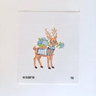 New England Christmas Reindeer Canvas - KC Needlepoint