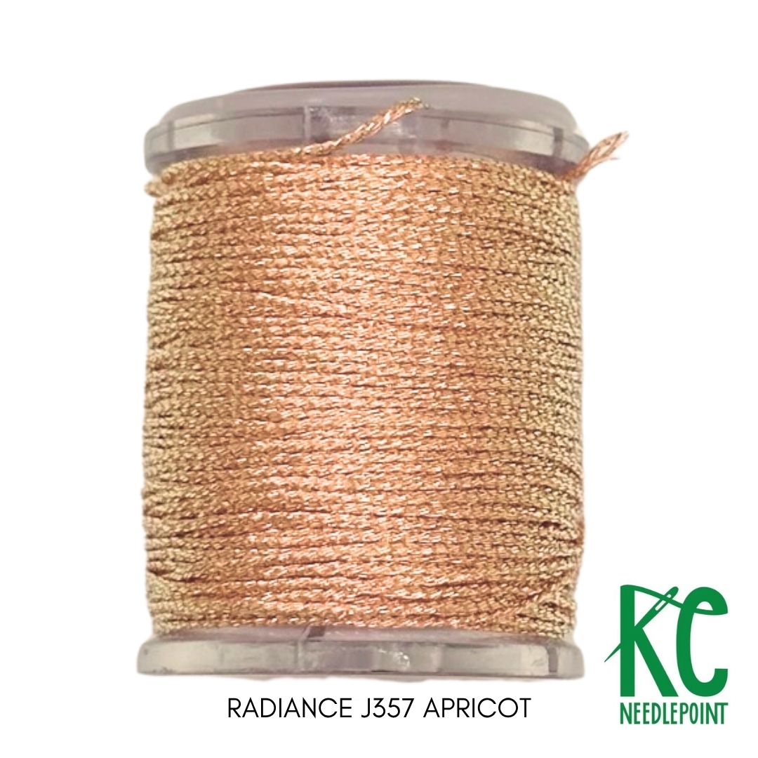 Radiance Jewel J357 Apricot - KC Needlepoint