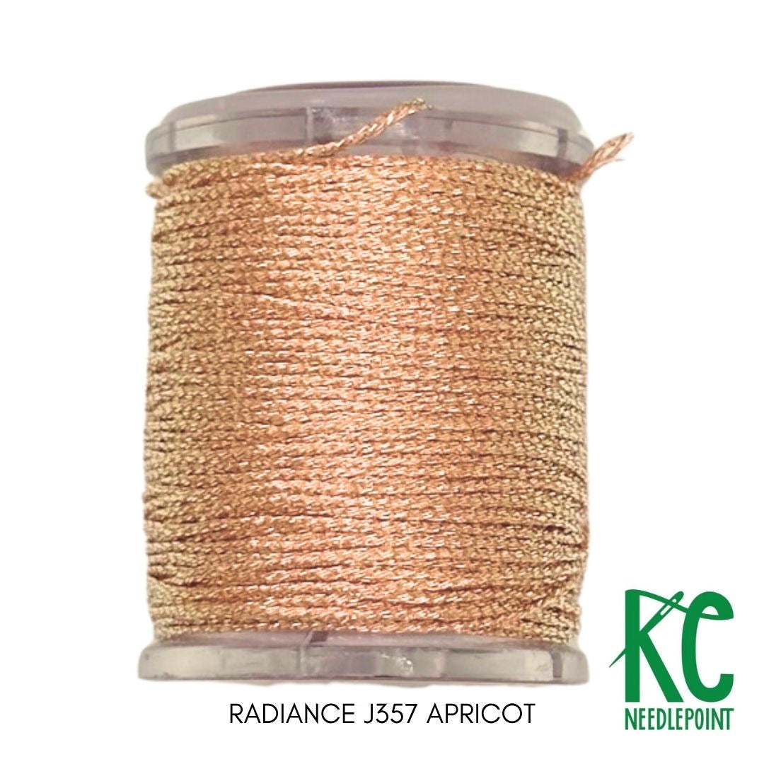 Radiance Jewel 13 J357 Apricot - KC Needlepoint