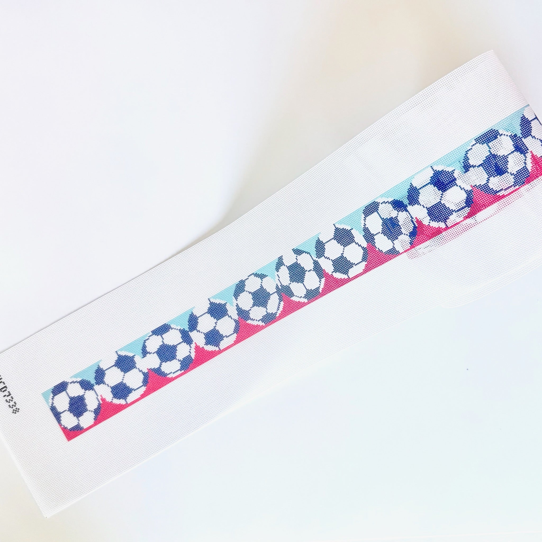 Soccer Strap Canvas - KC Needlepoint